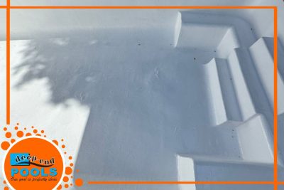 Stunning White Fiberglass Pool, Refurbish