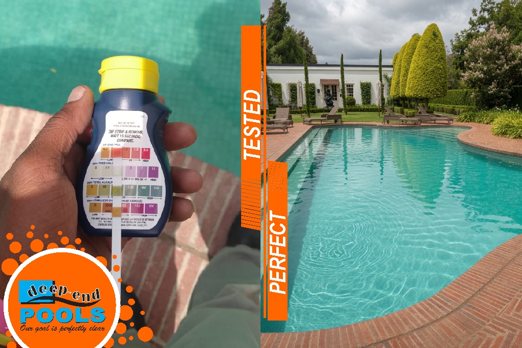 deep-end-pools-leeu-collection-main-pool-tested-and-perfected-maintenance Tested & Perfected – Professional water testing and crystal clear main pool at Leeu Collection after Deep-End Pools luxury maintenance service