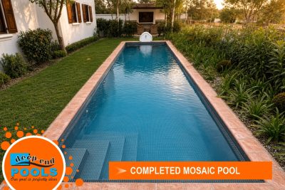 Residential Mozaic Pool<br>– La Ferm Chantelle Estate | Cape Winelands